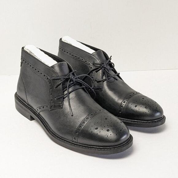 Dunham Gavin-Dun Chukka Boots, Black Leather, Men\'s 8.5 M main image 7